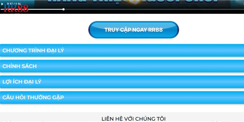 Giới thiệu chương trình đại lý RR88