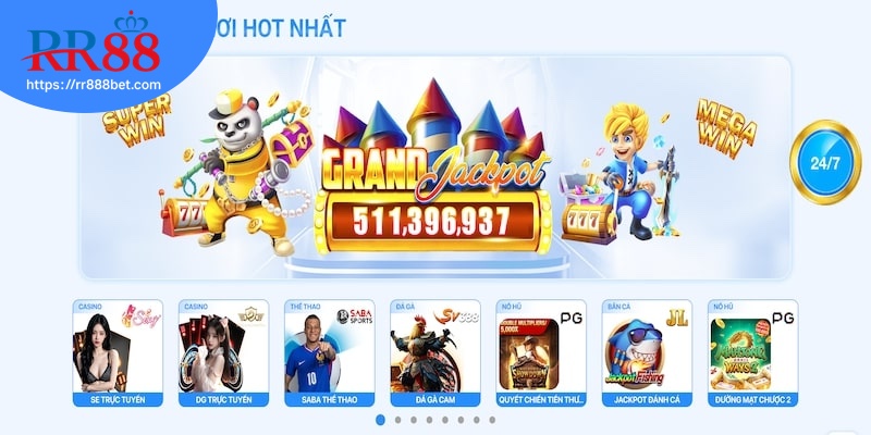 Giới thiệu các chuyên mục game tại RR88