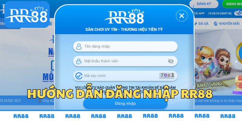 Hướng dẫn đăng nhập RR88 cho tân binh