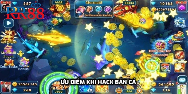 Ưu điểm khi hack bắn cá